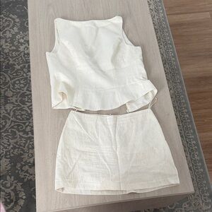 Amanda Uprichard set- top medium (fits like a small) and skirt is a small